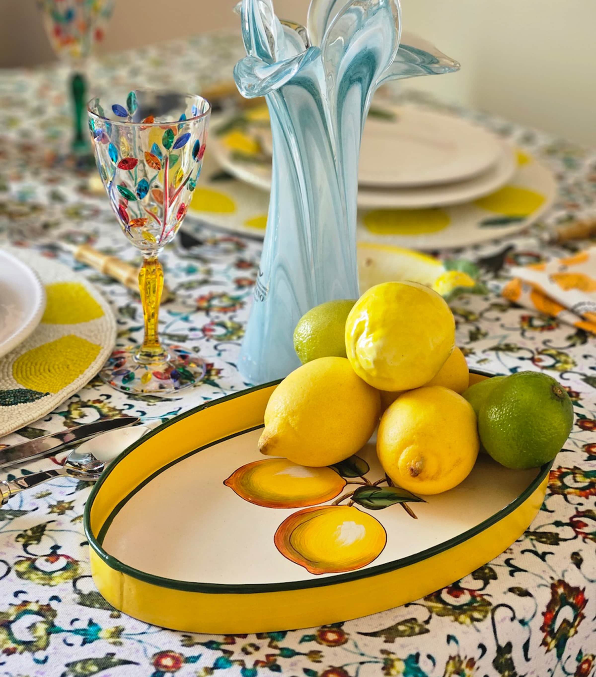 Les Ottomans Iron Lemon Tray (43cm x 30cm)