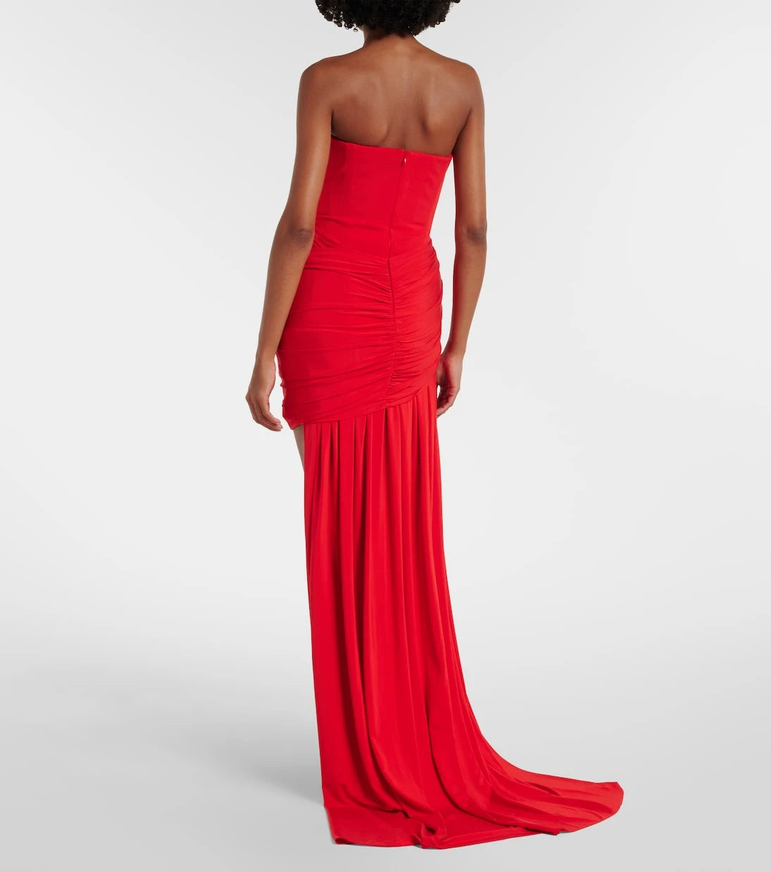 Stella McCartney - Draped crêpe jersey bustier dress