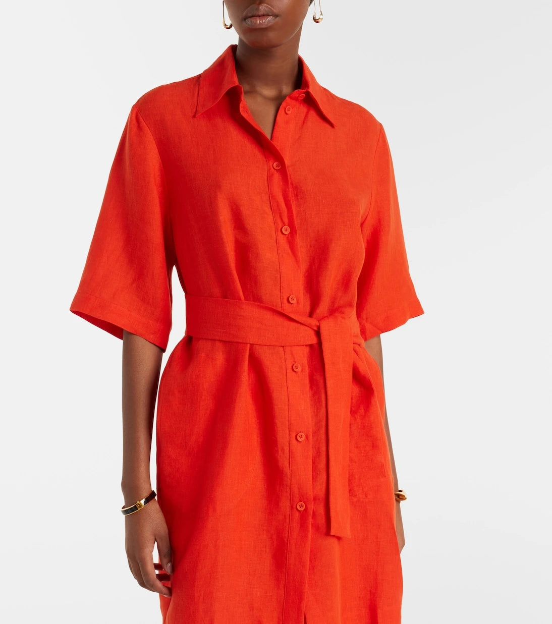Eres - Séducteur linen shirt dress