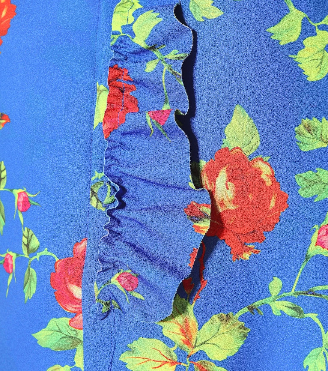 Vetements - Floral crêpe shirt
