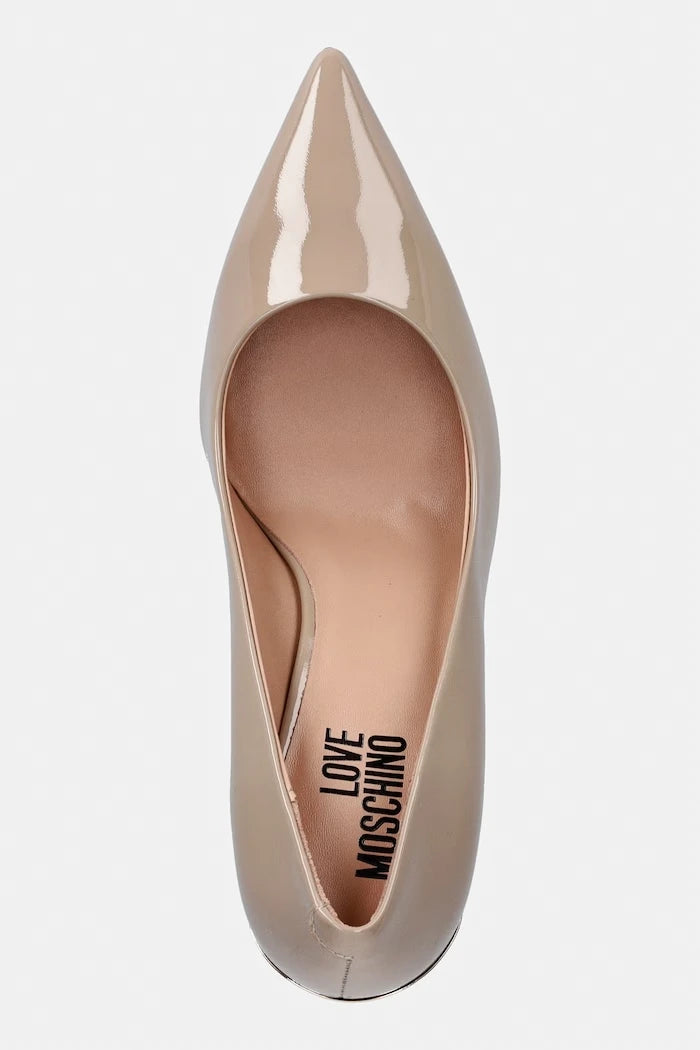 Love Moschino Topuklu Deri Ayakkabılar