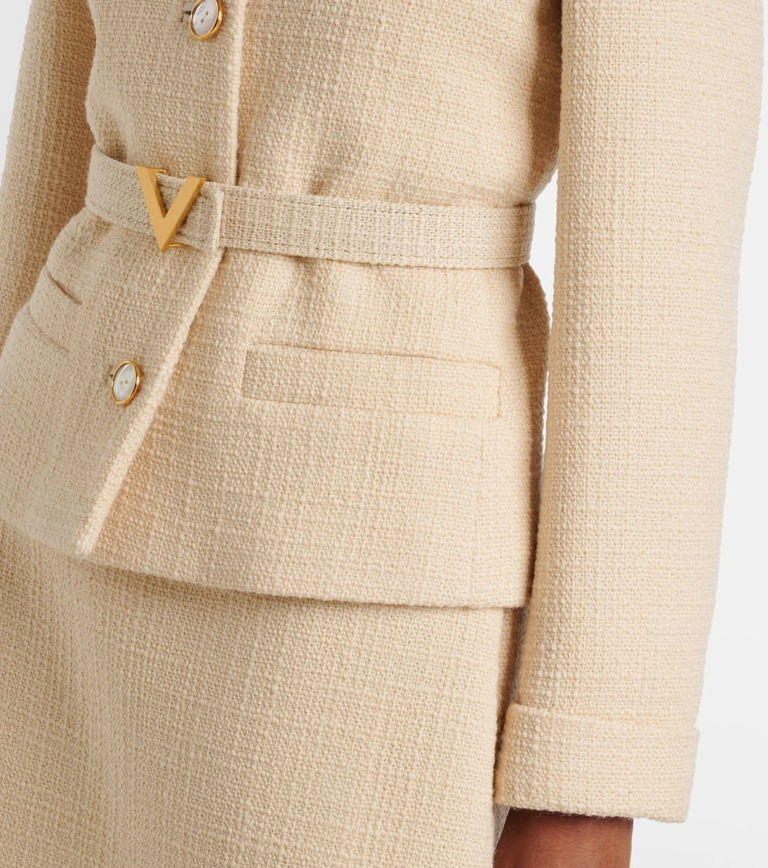 Valentino - Wool-blend tweed jacket