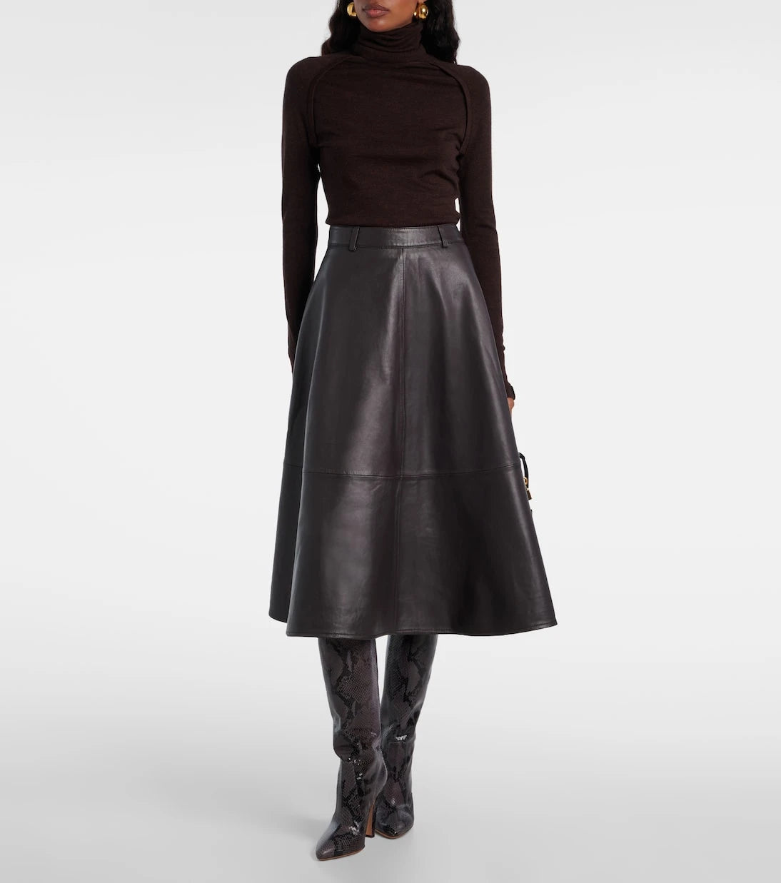 Paris Texas - Elsa 100 leather knee-high boots