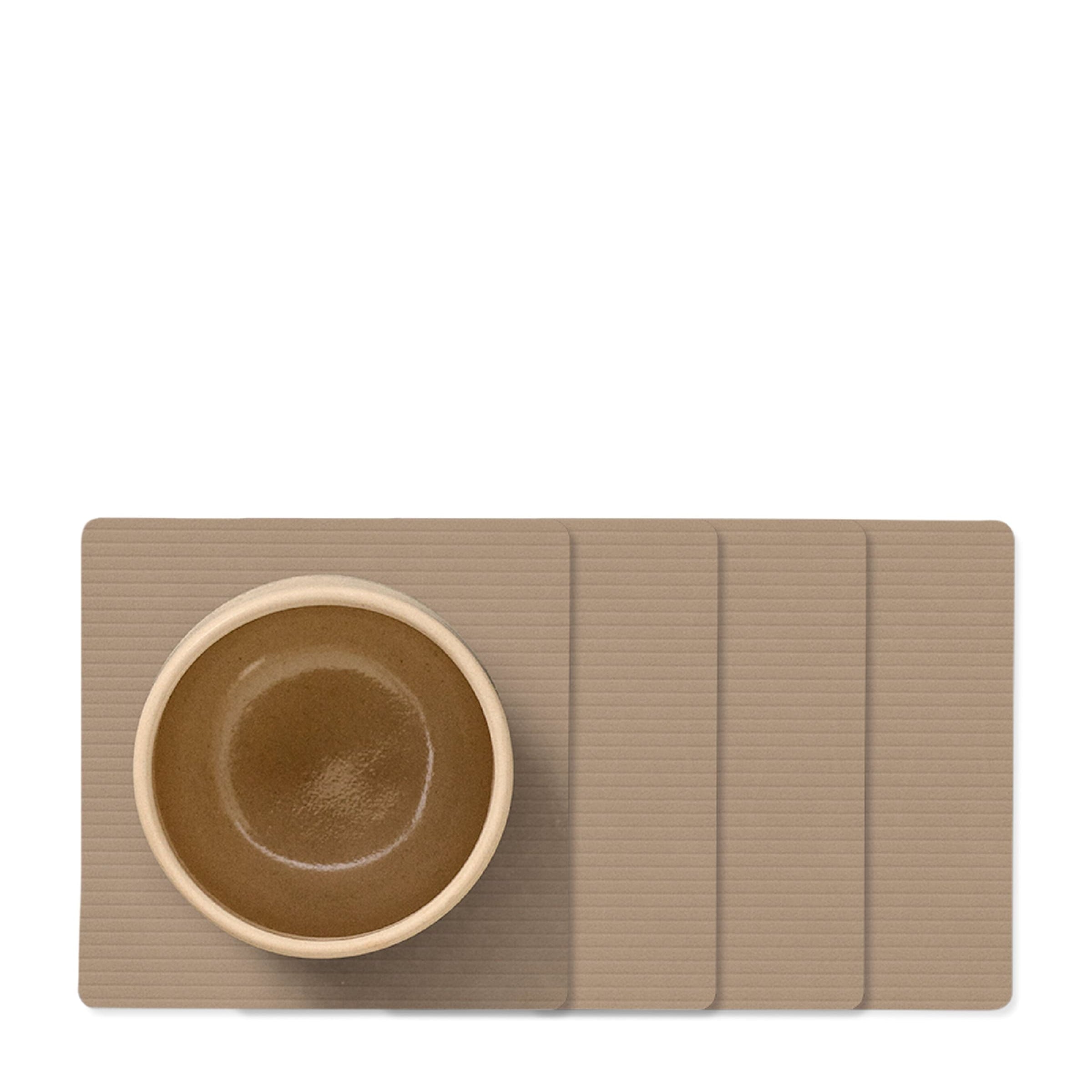Square Corduroy Coasters (Set of 4)