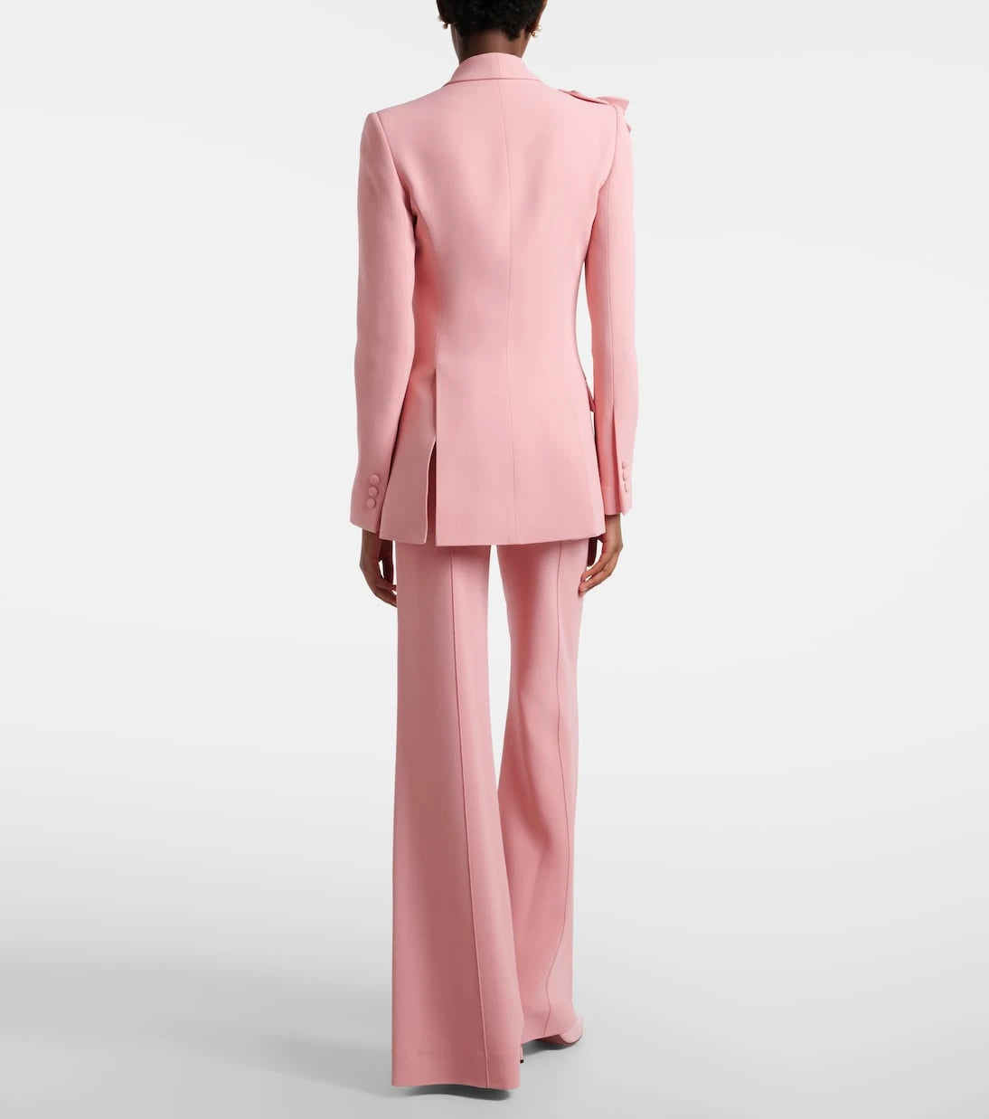 Elie Saab - High-rise cady wide-leg pants