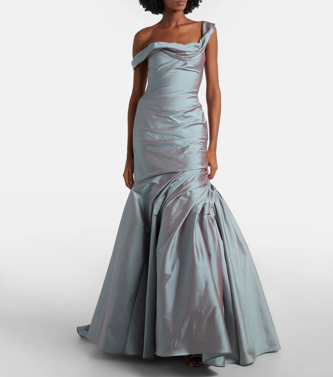 Marmar Halim - Asymmetric ruched gown