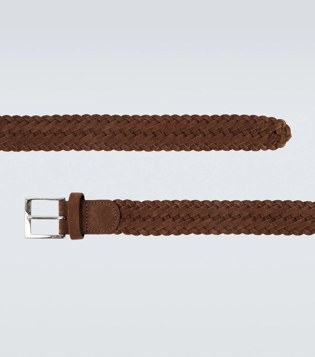 Kiton - Woven suede belt