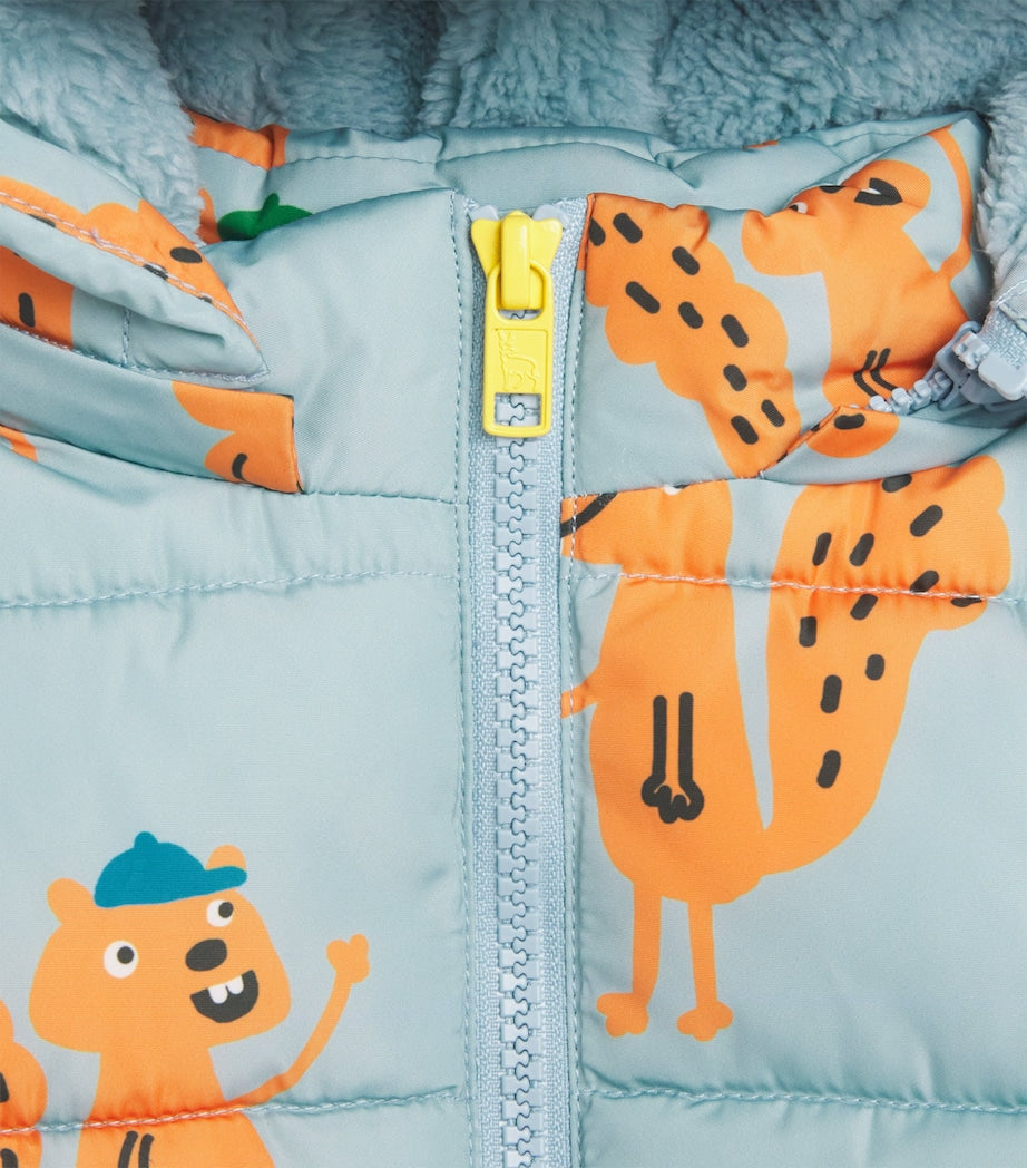 Stella McCartney Kids Squirrel Print Puffer Jacket (6-36 Months)