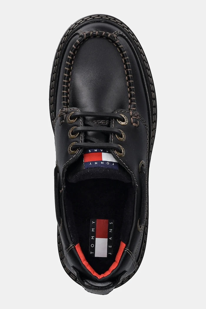 Tommy Jeans ARCHIVE 01 BOAT SHOE LEATHER Deri Ayakkabı