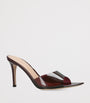 Gianvito Rossi Black Plexi Elle Mules 85