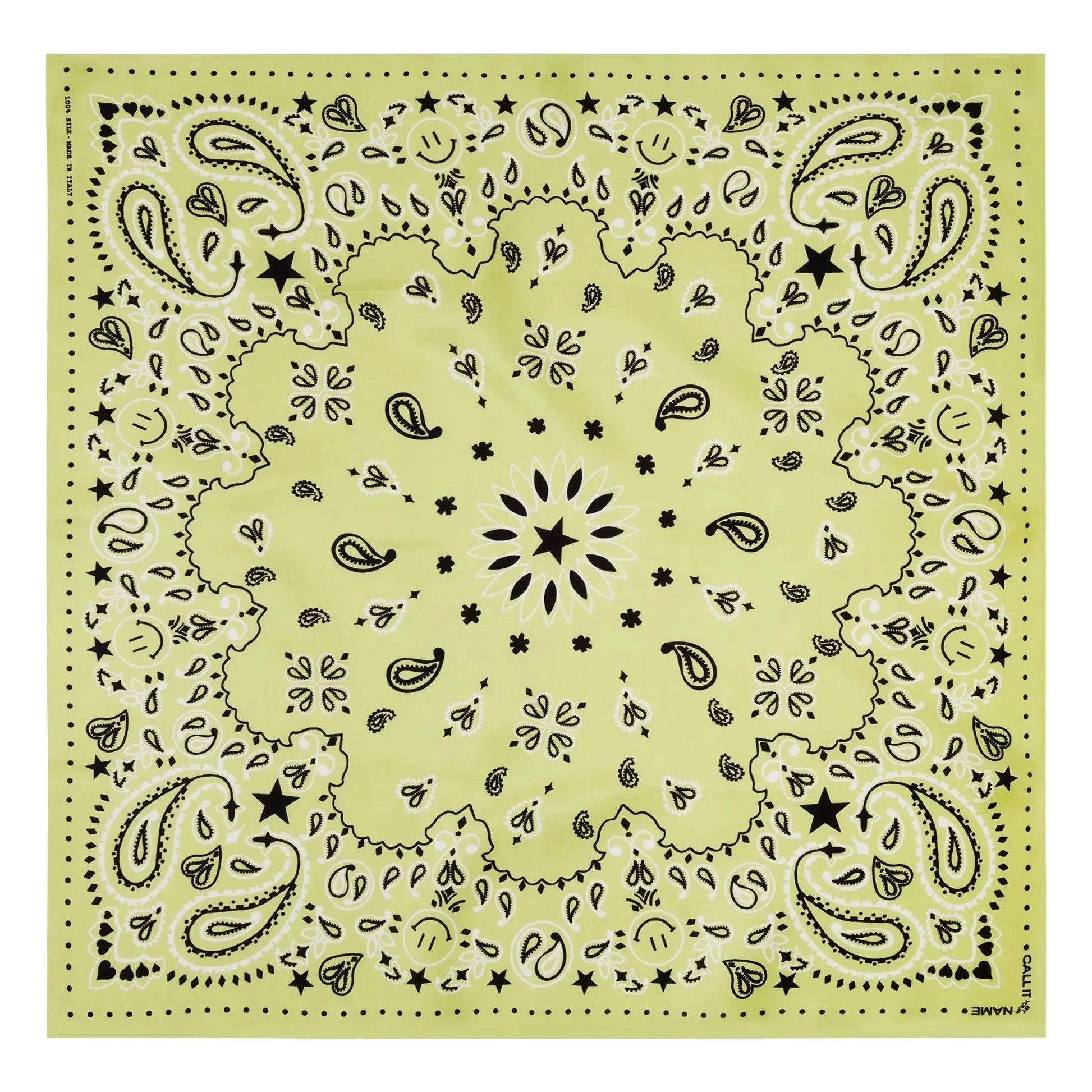 Call it by your name - Bandana Small Silk | Yellow