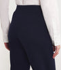 Harrods Cashmere Wide-Leg Sweatpants T&D NAVY