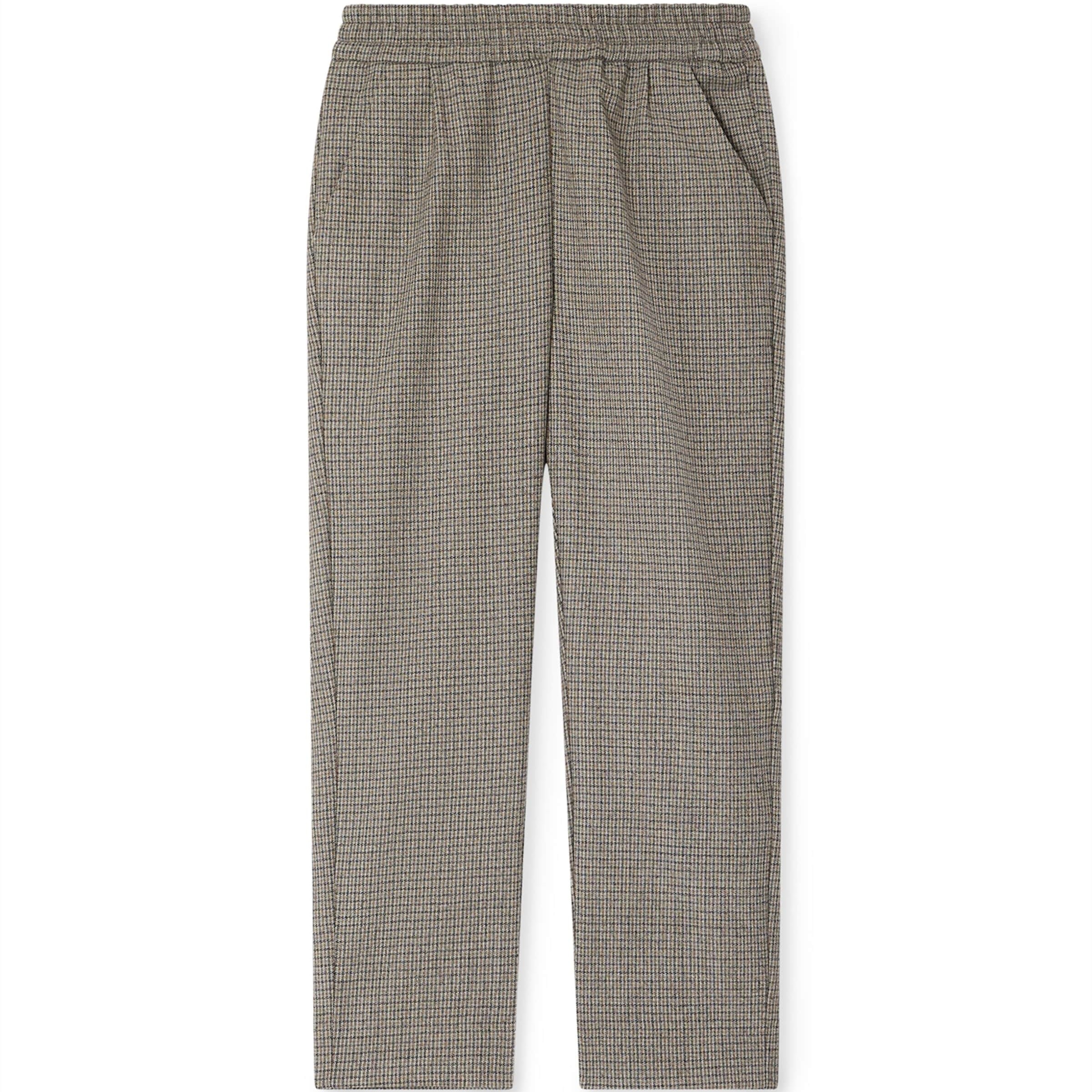 Wool-Blend Check Jones Trousers (10-14 Years)