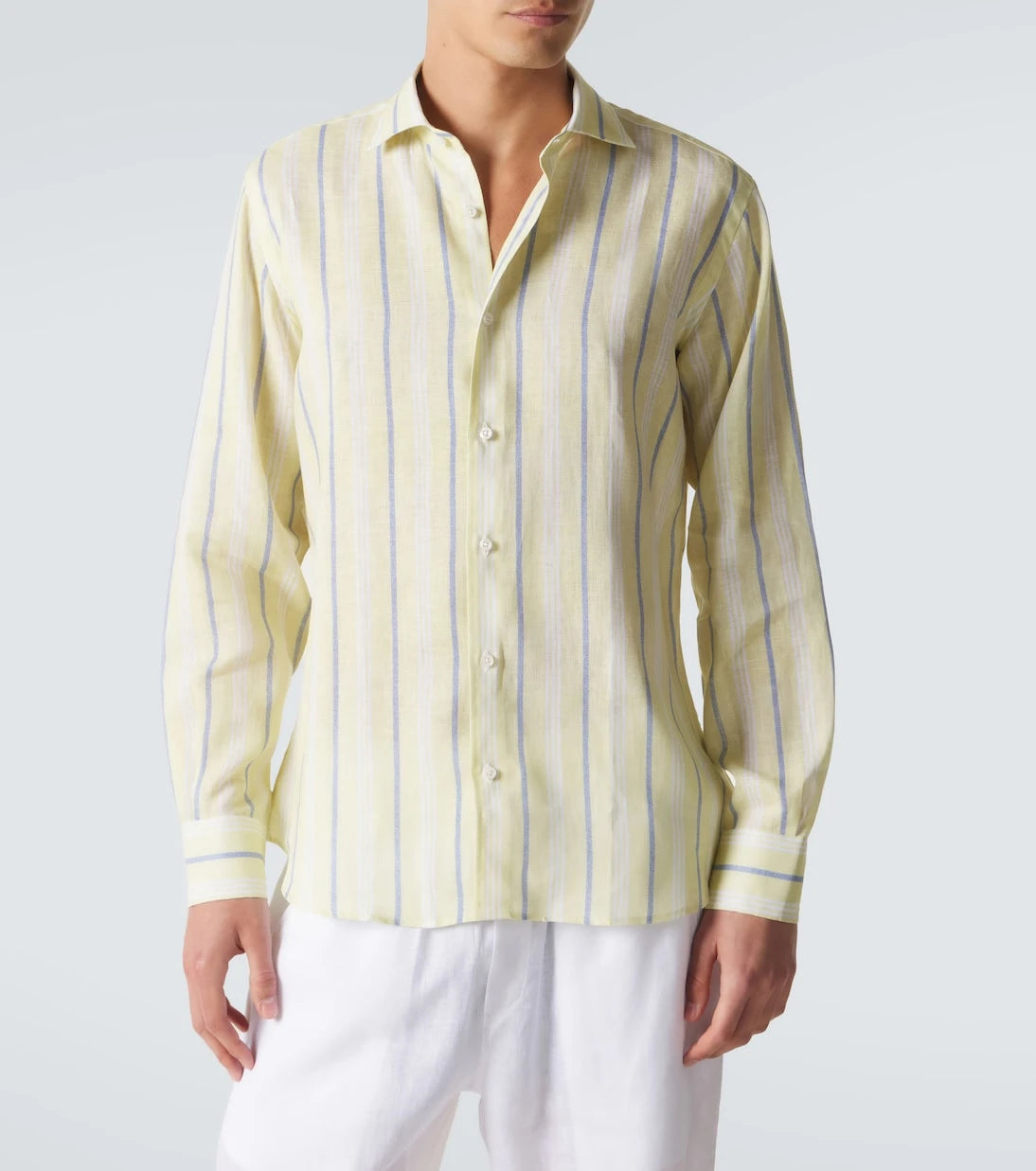 Fedeli - Striped linen shirt