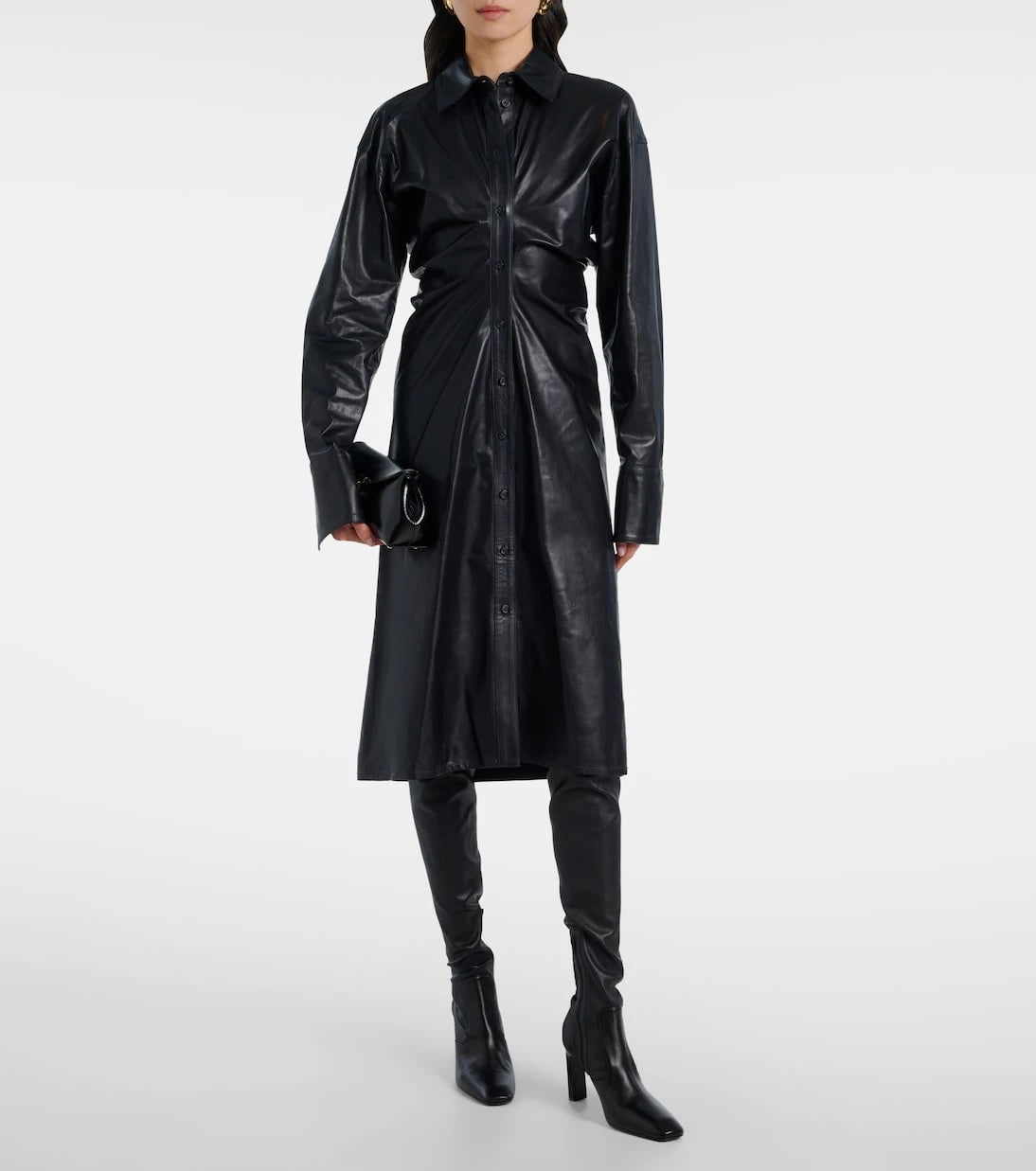 Toteme - Leather over-the-knee boots