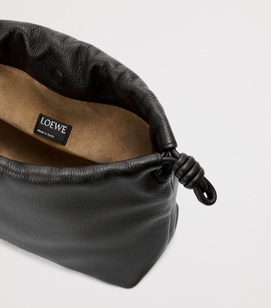 Medium Leather Flamenco Shoulder Bag