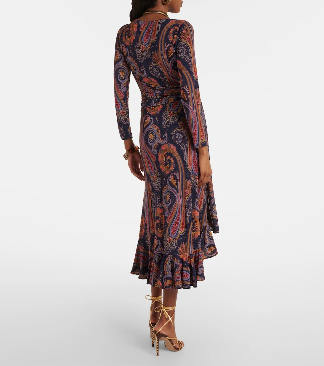 Etro - Paisley wrap dress