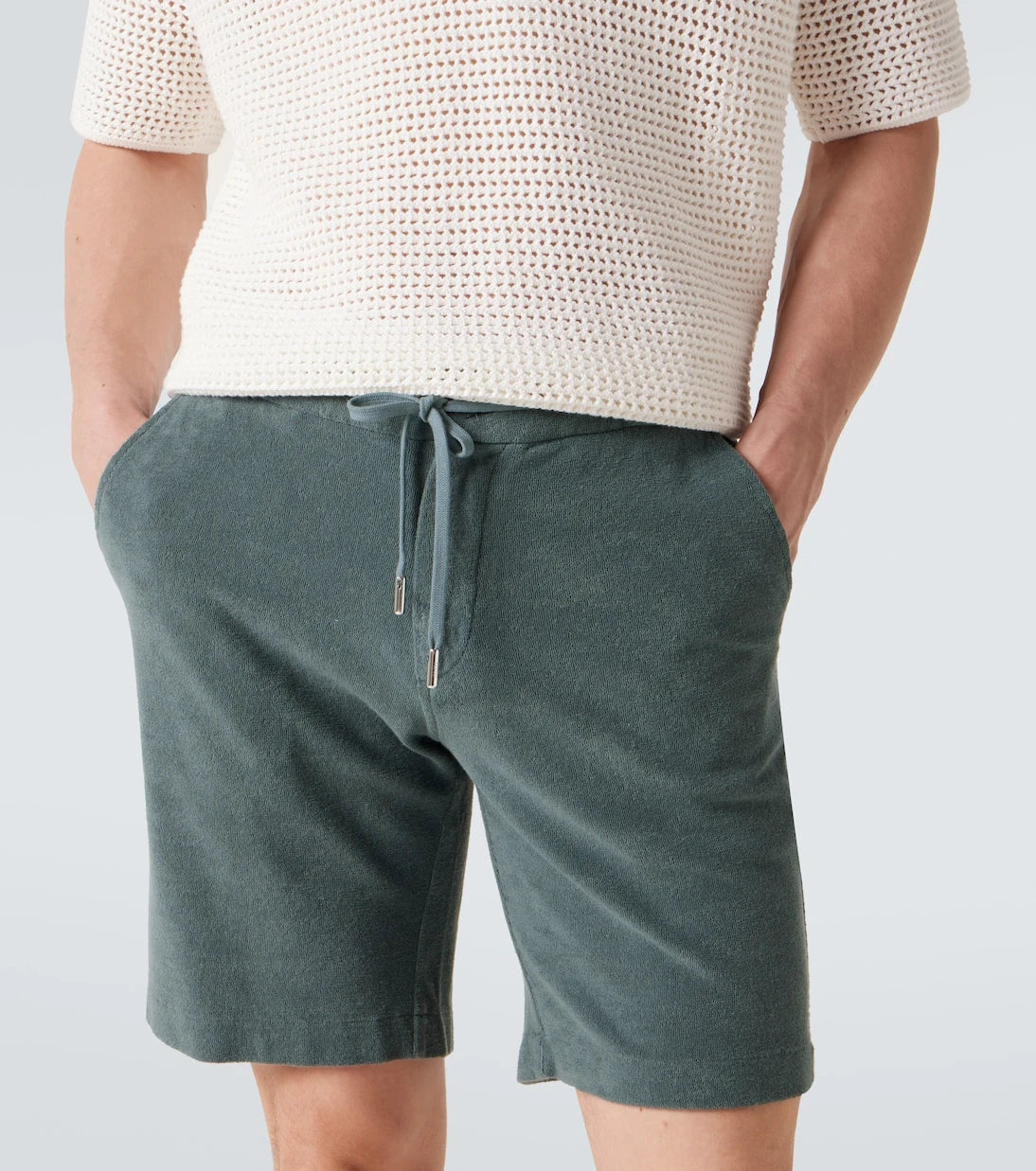 Fedeli - Cotton terry shorts