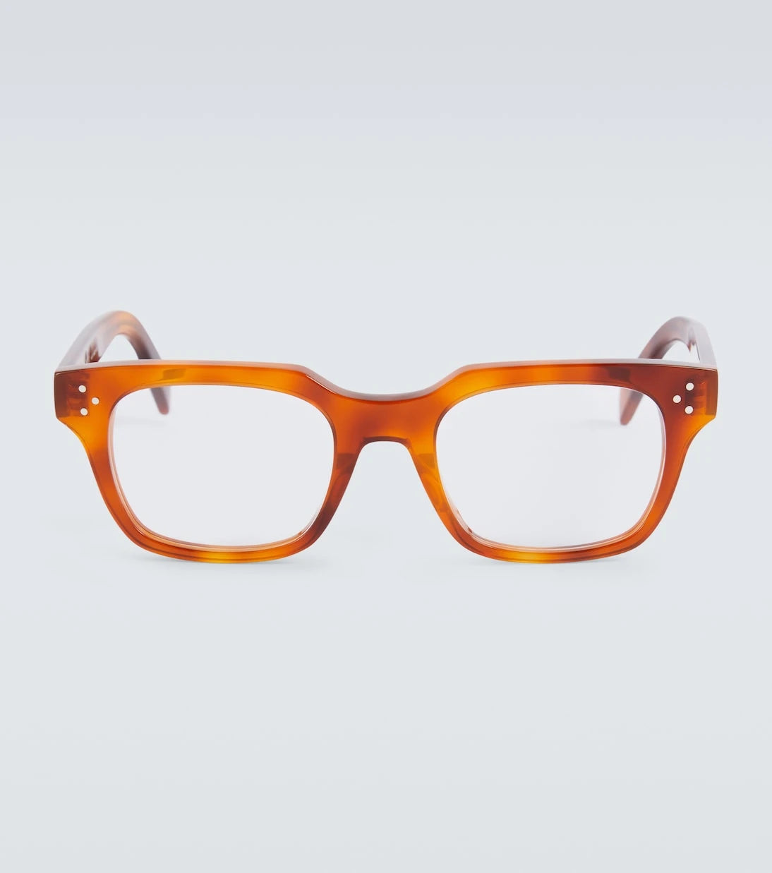 Celine Eyewear - Bold 3 dots square glasses