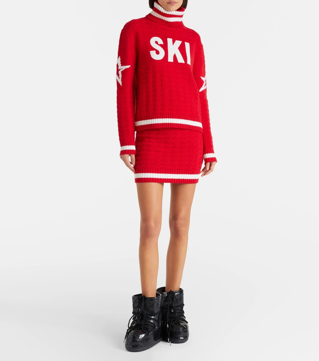 Perfect Moment - Glacier wool miniskirt