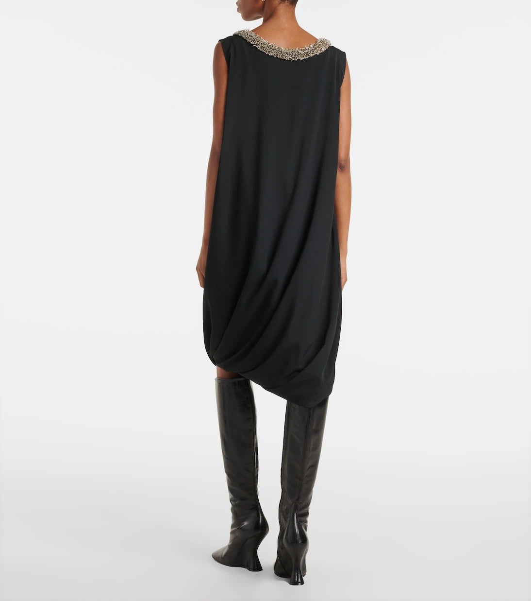 Dries Van Noten - İşlemeli mini elbise