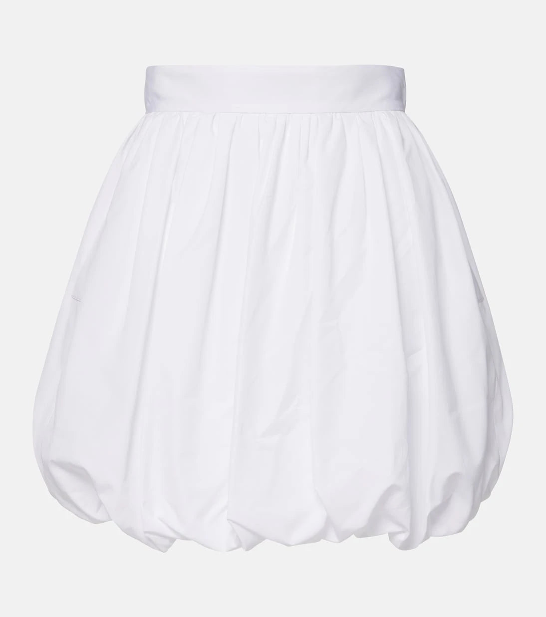 Dolce&Gabbana - High-rise cotton poplin miniskirt
