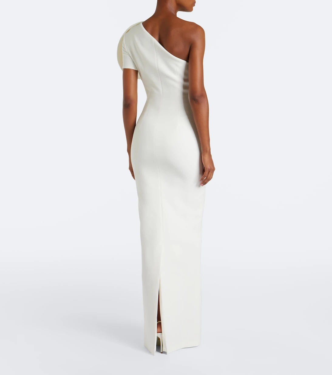 Safiyaa - One-shoulder crêpe gown