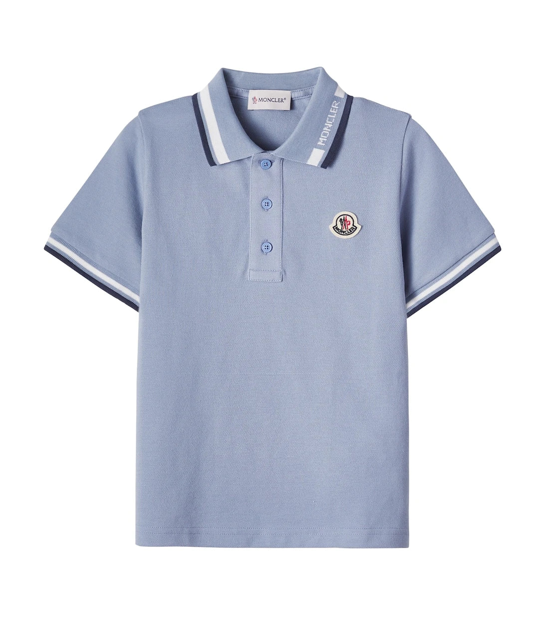Moncler Enfant - Cotton piqué polo shirt