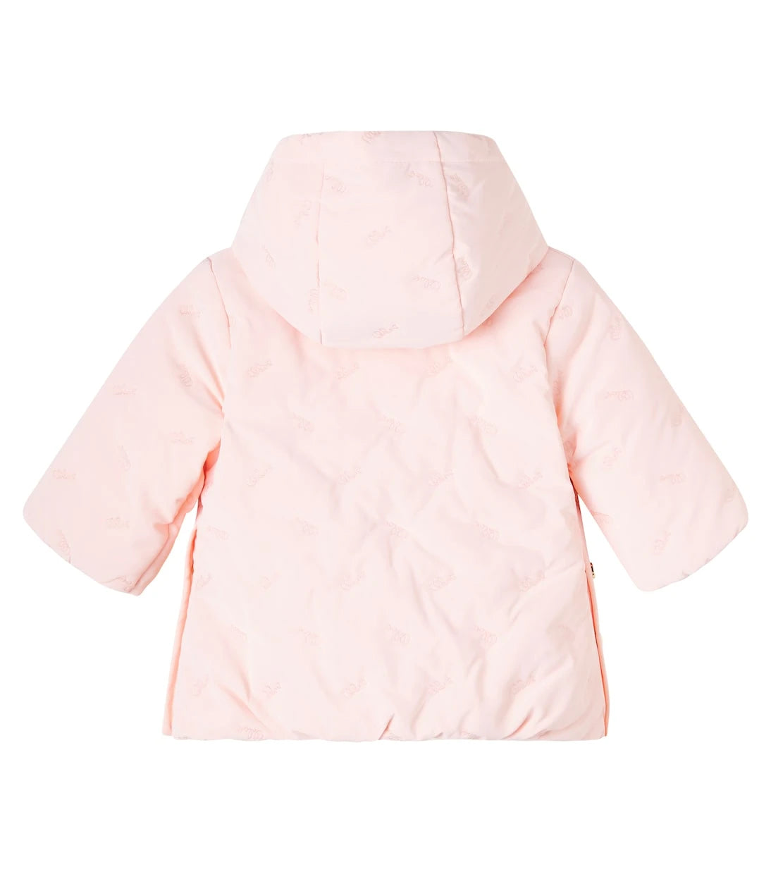 Chloé Kids - Baby embroidered hooded jacket