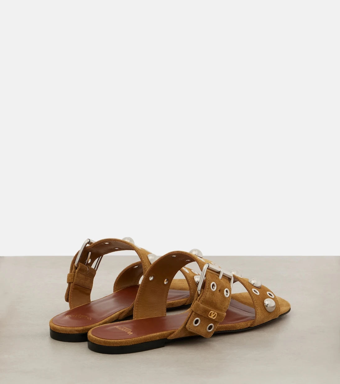Valentino Garavani - Nellcôte studded suede sandals