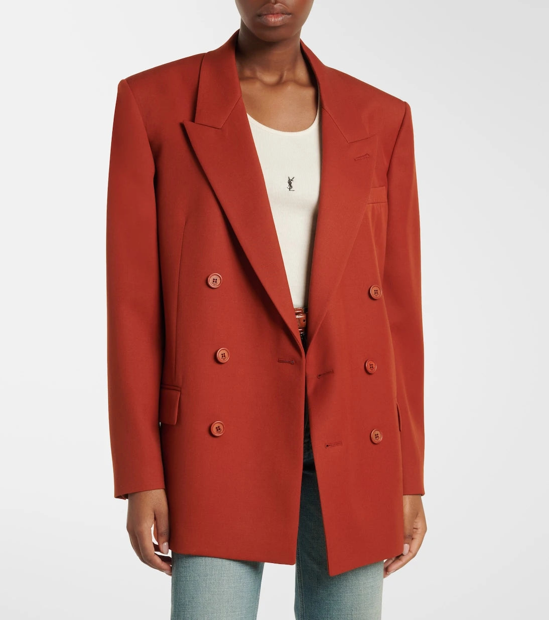 Saint Laurent - Wool gabardine blazer