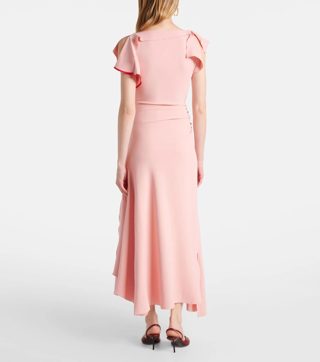 Victoria Beckham - Draped gathered midi dress
