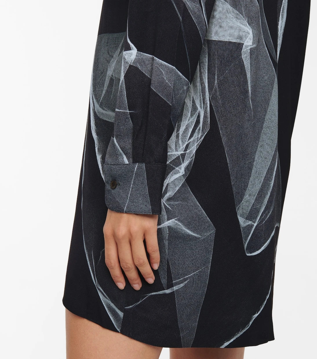 Dries Van Noten - Printed crêpe minidress
