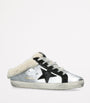 Silver Leather Super-Star Sabot Sneakers