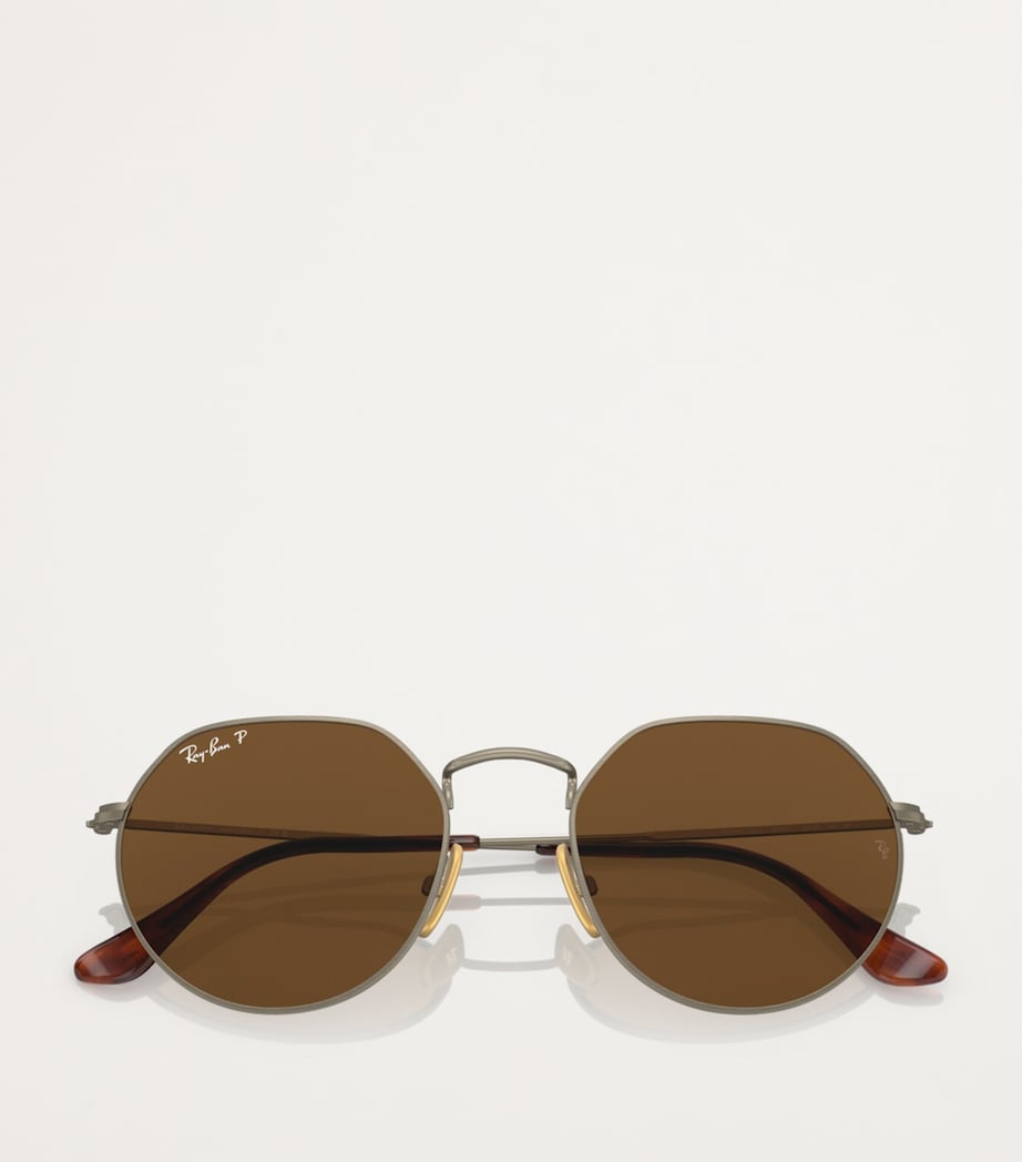Ray-Ban Gold RB8165 Jack Sunglasses