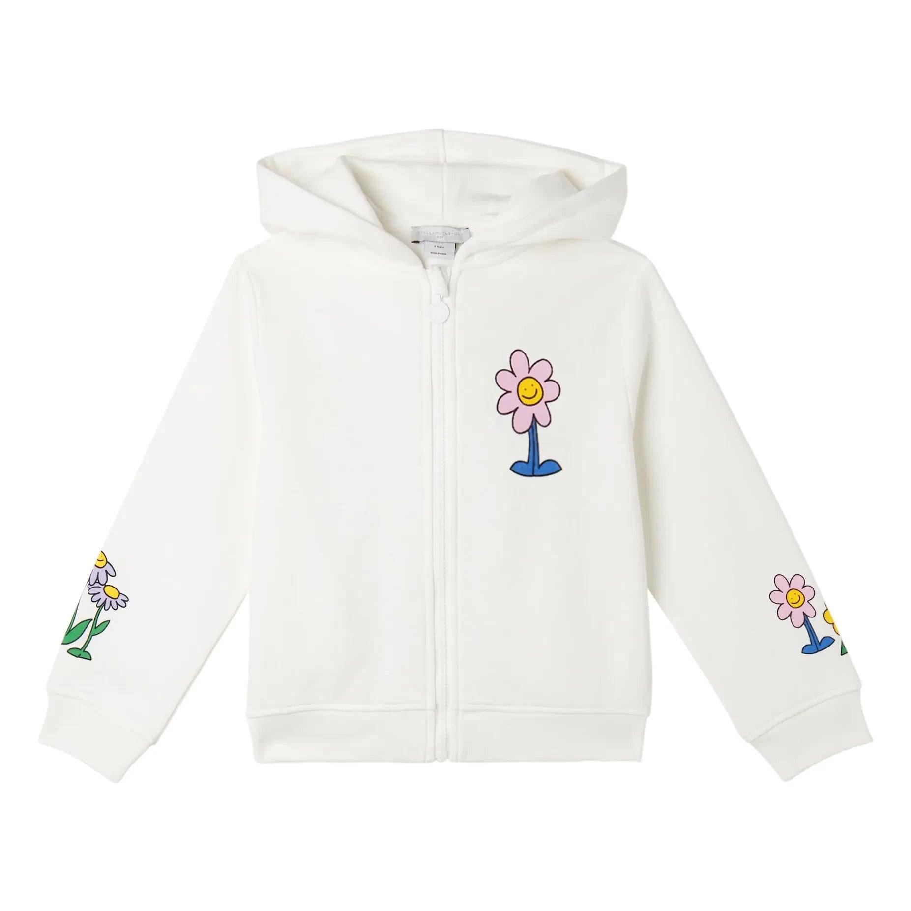 Stella McCartney Kids - Flower Hoodie | Ivory