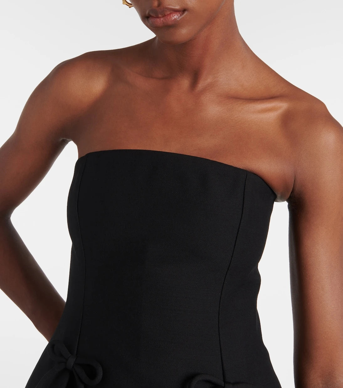 Valentino - Crepe Couture corset dress