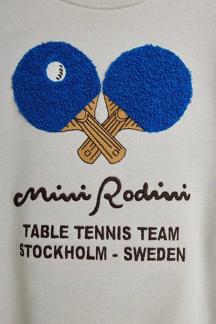 Mini Rodini суичър за деца от памук Table tennis