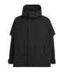 IM MEN Black Hooded Jacket