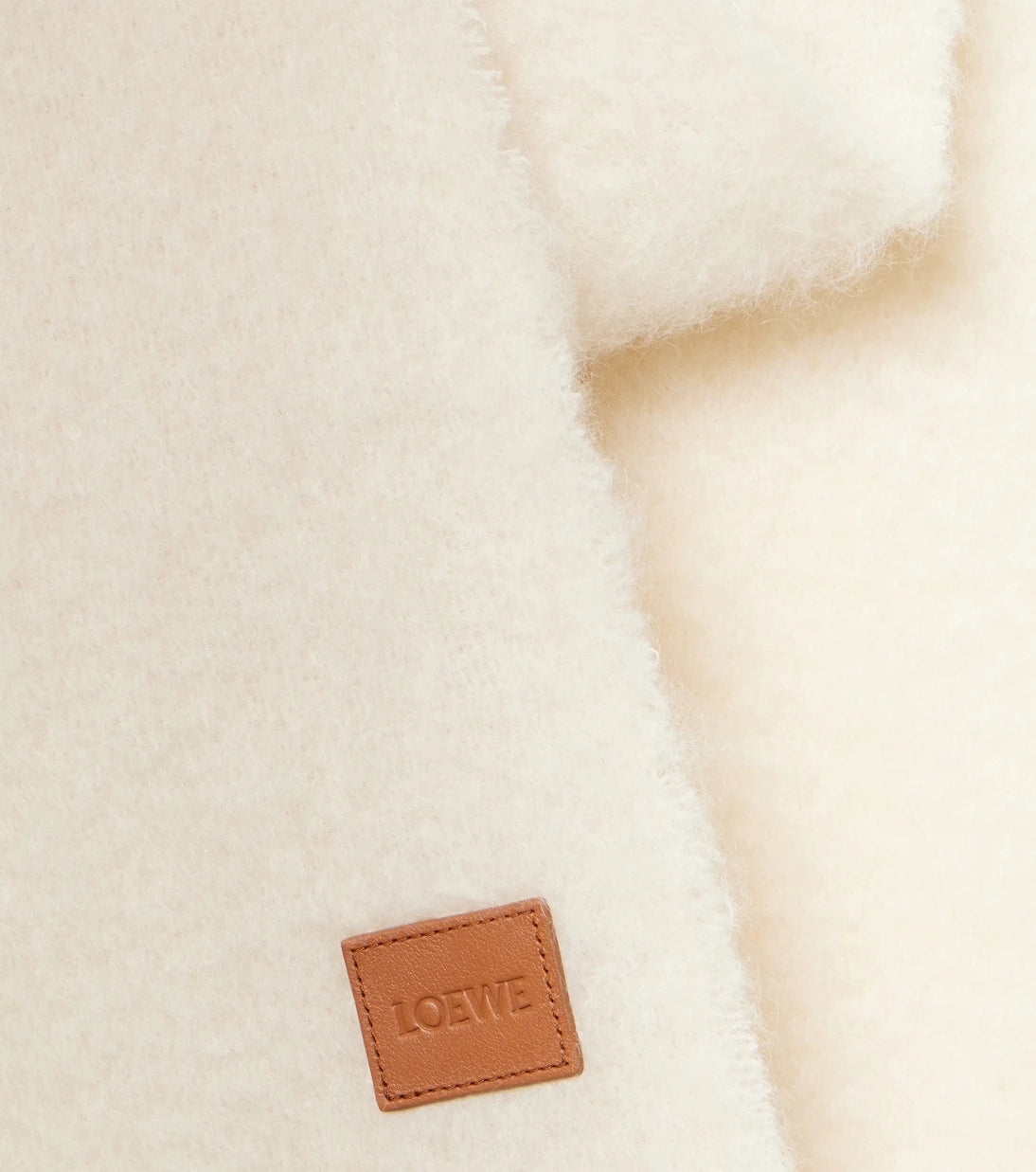Loewe - Fringed mohair and wool-blend scarf
