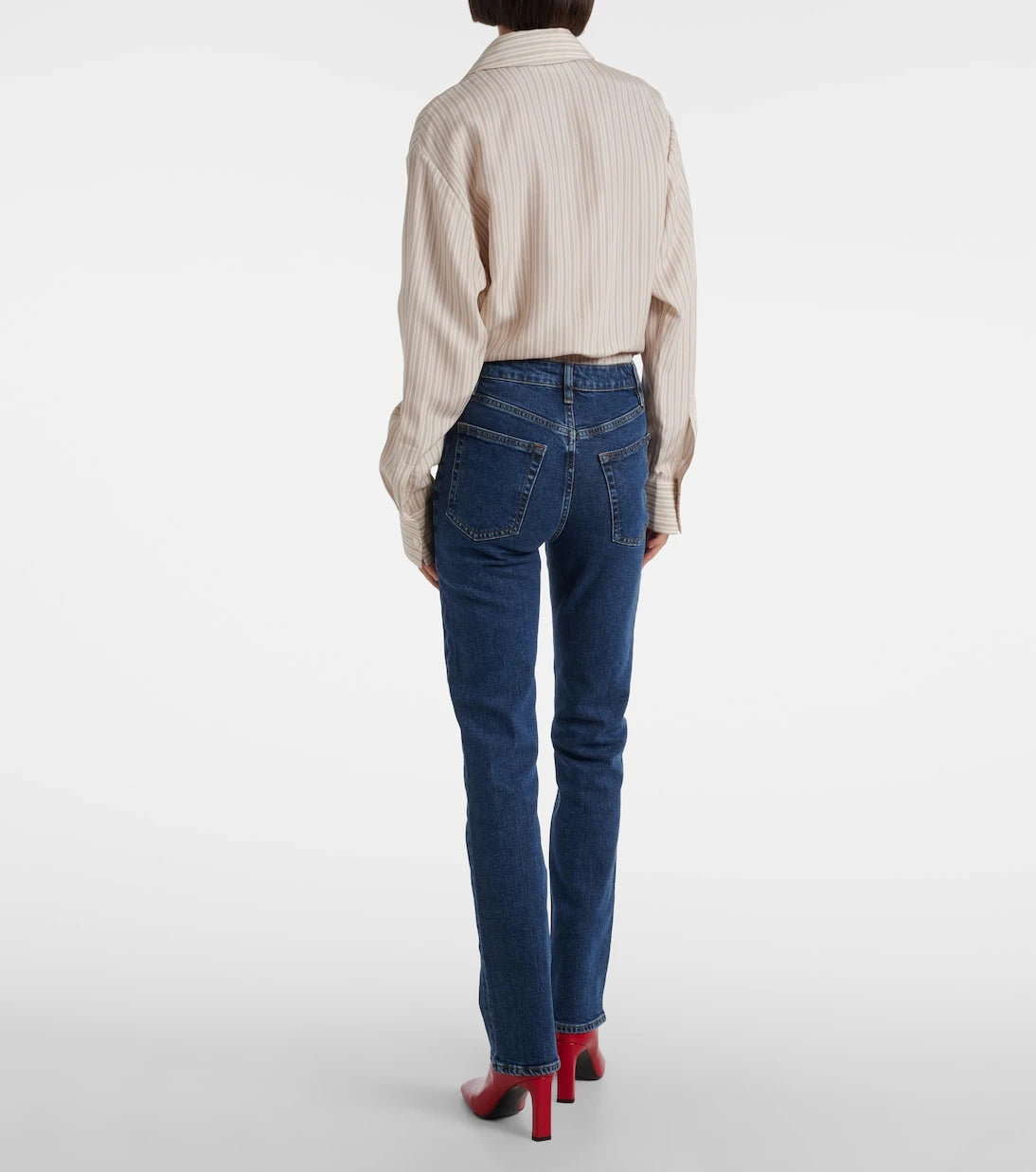 Frame - Ruler high-rise slim jeans