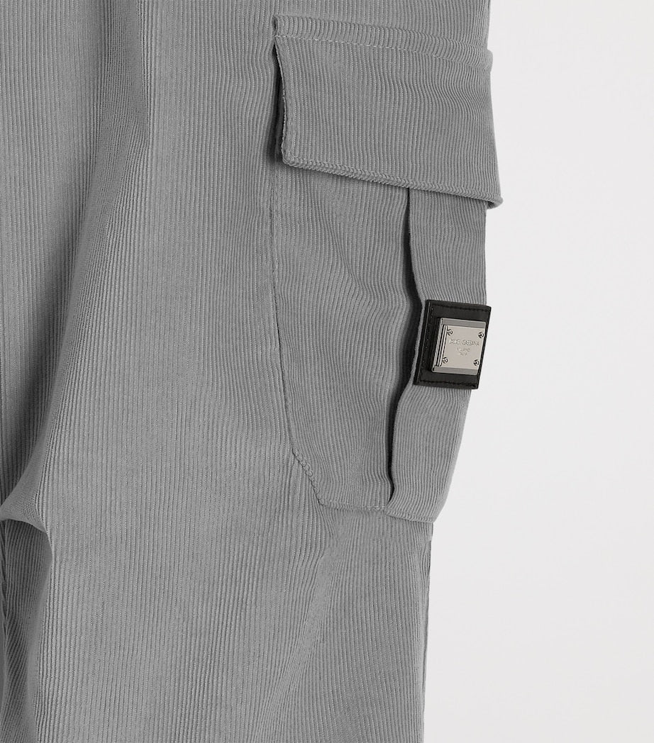 Dolce & Gabbana Kids Logo-Patch Cargo Trousers (8-12 Years)