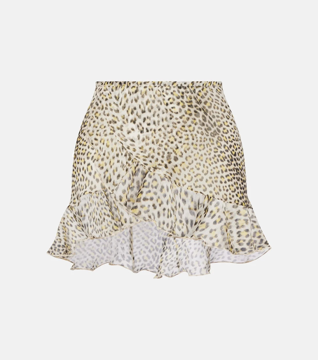Roberto Cavalli - Leopard-print silk beach cover-up