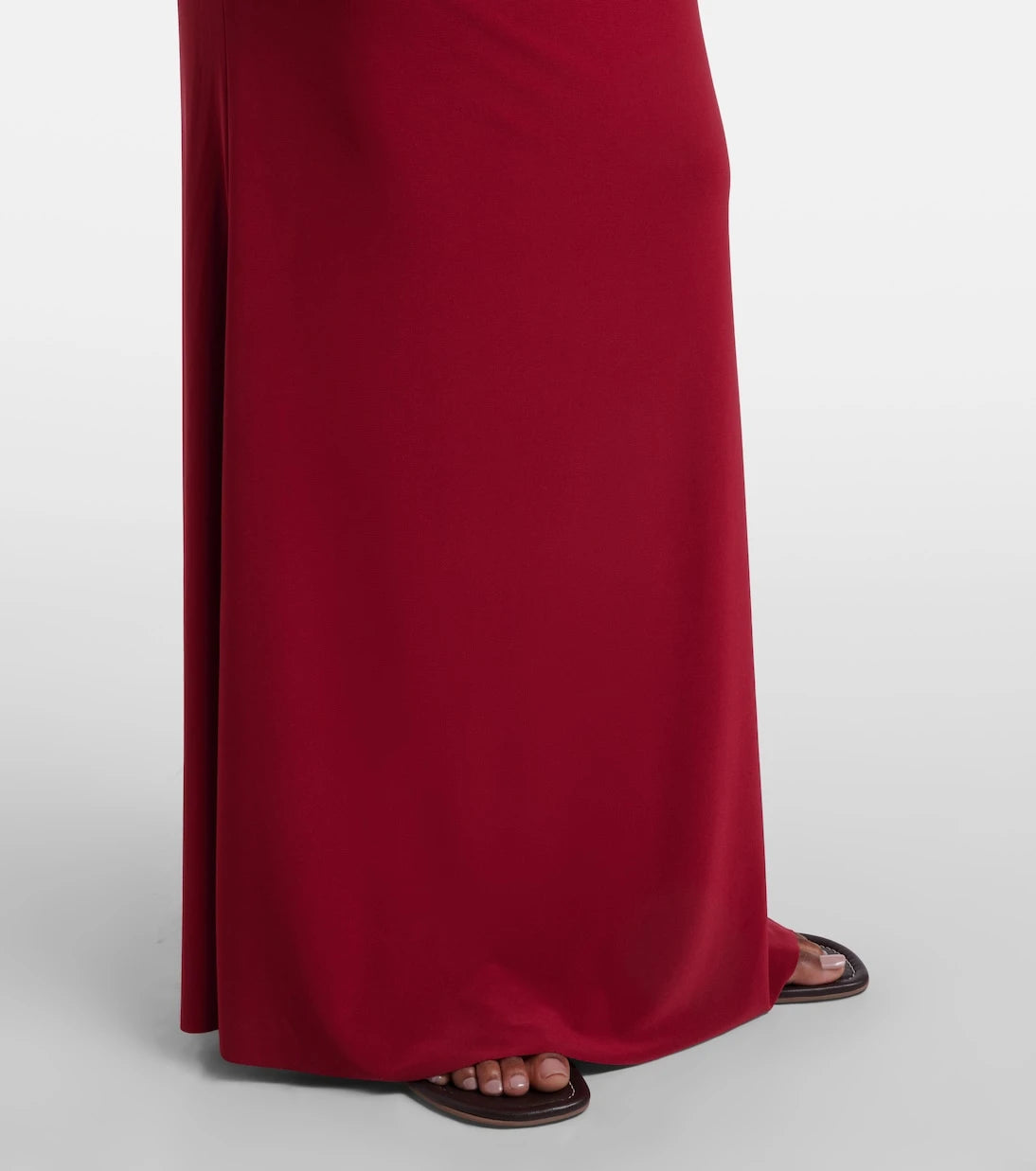 Bananhot - Elice draped cotton maxi dress