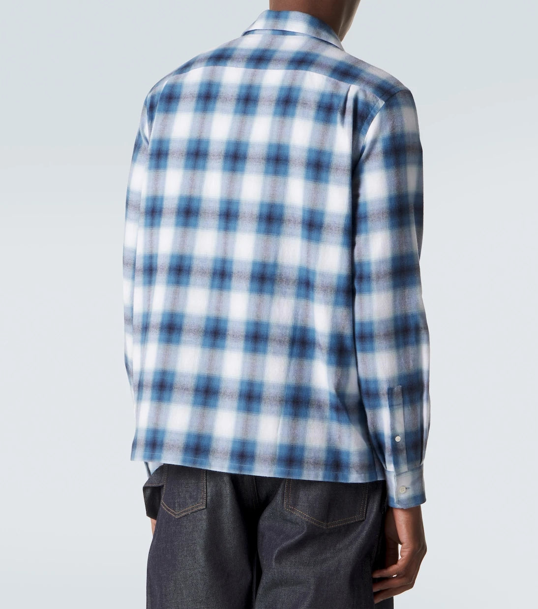 JW Anderson - Checked cotton flannel shirt
