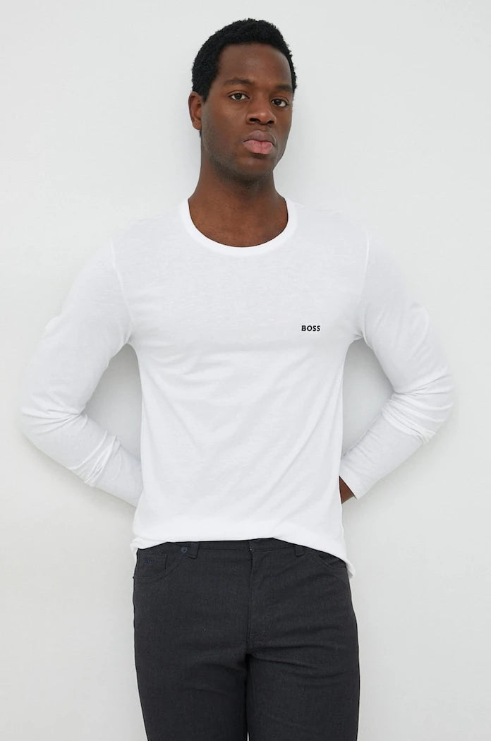 BOSS Pamuklu Uzun Kollu Bluz (3 Adet) LSShirtRN 3P Classic