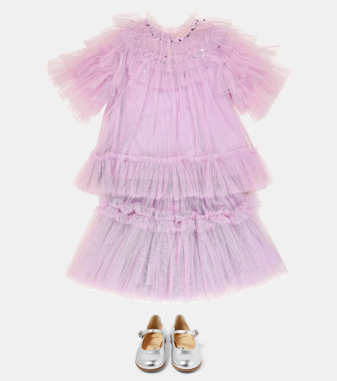Tutu Du Monde - Embellished tulle top