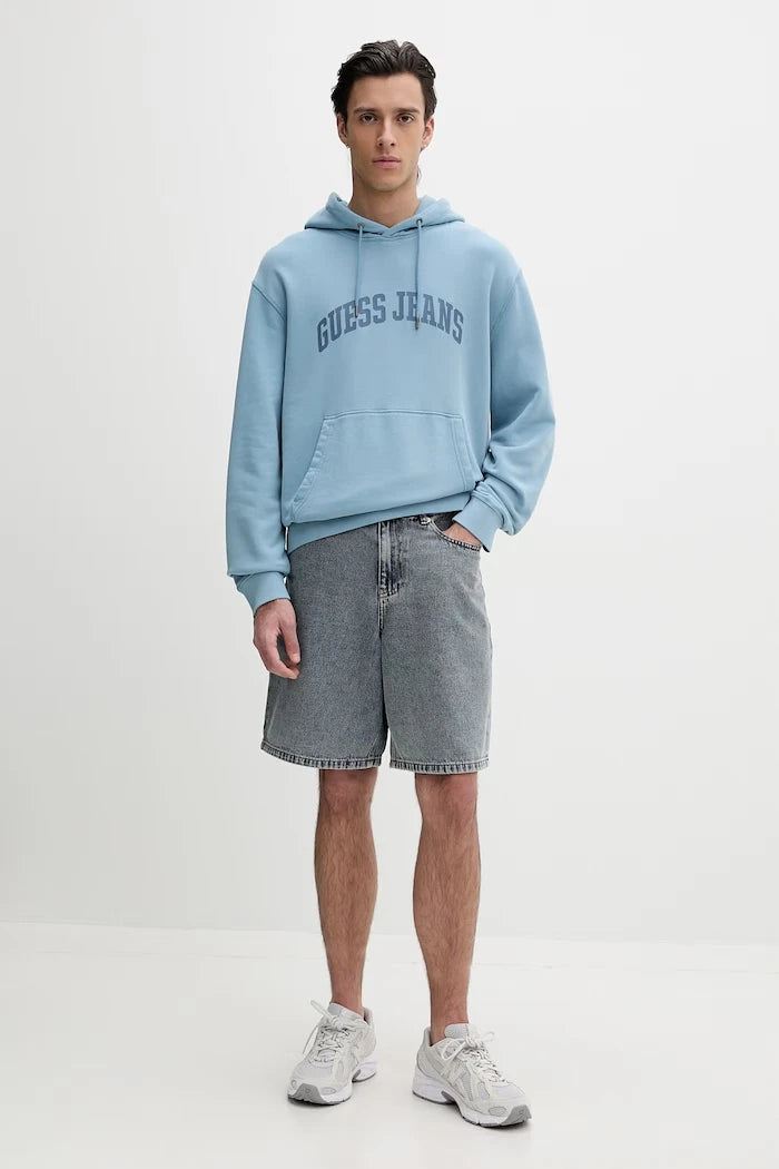 Guess Jeans суичър с качулка мъжки от памук