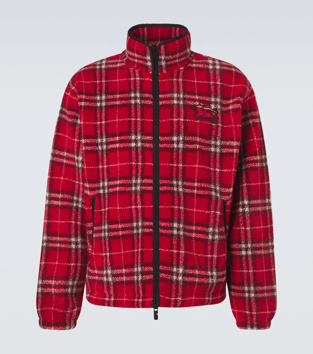 Burberry - Burberry Check wool-blend jacket