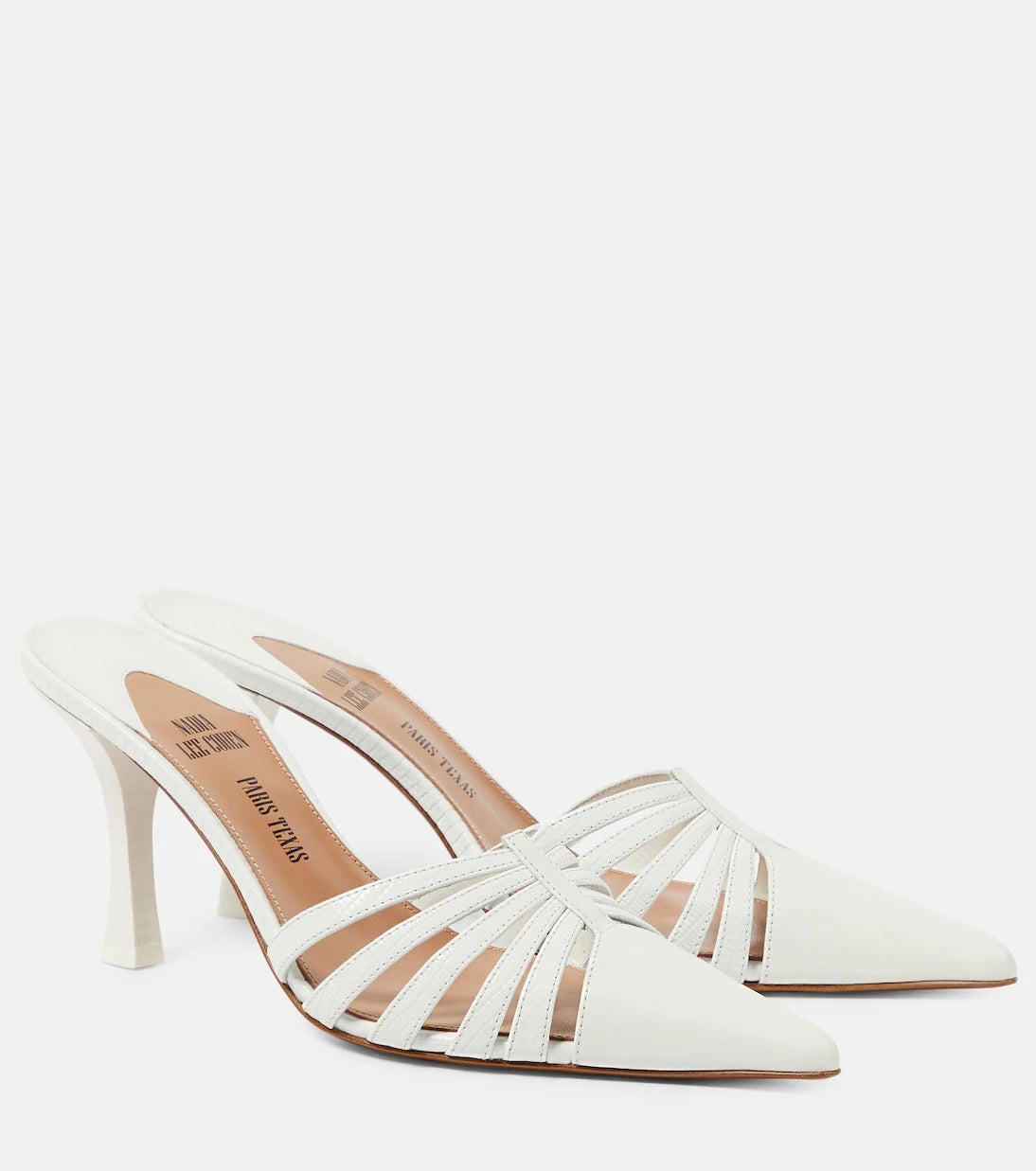 Paris Texas - Nadia 85 cutout leather mules